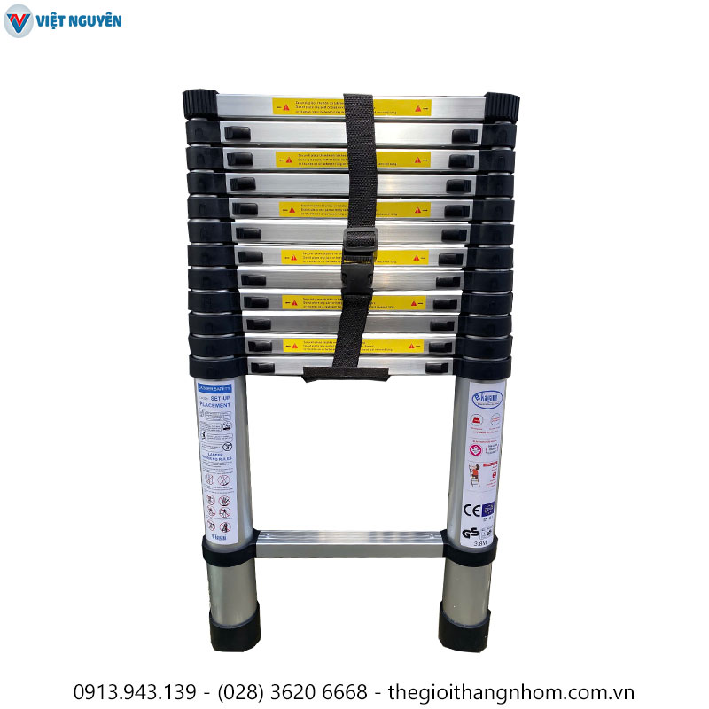 Thang nhôm rút đơn Kagami TS38