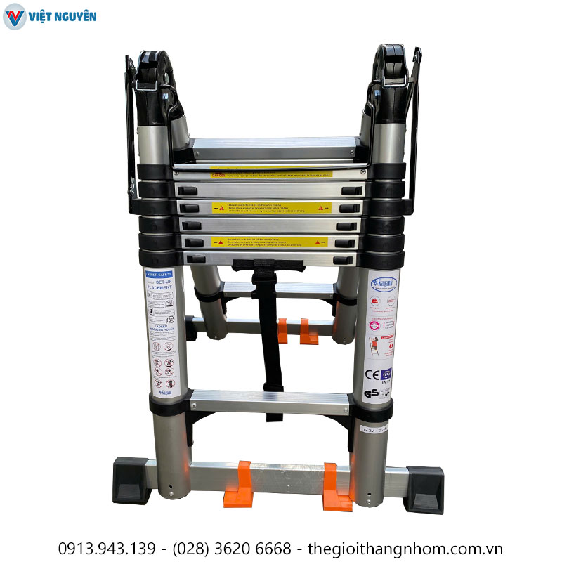  Thang nhôm rút đôi Kagami TS44AI