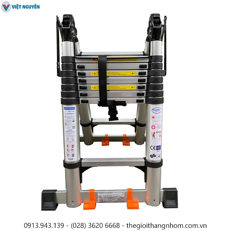  Thang nhôm rút đôi Kagami TS50AI