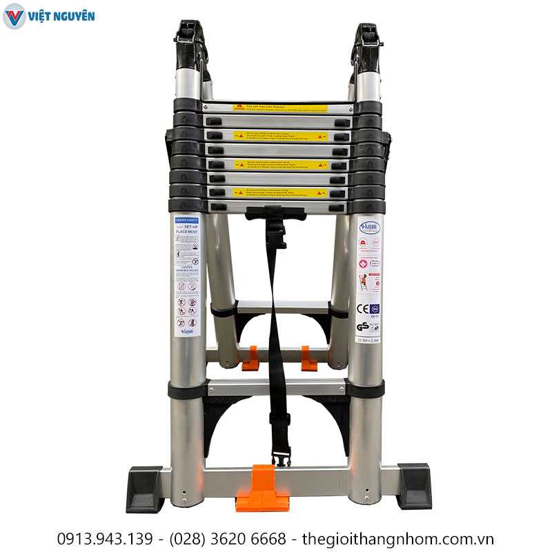  Thang nhôm rút đôi Kagami TS74AI