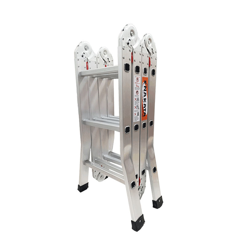 Thang nhôm gấp 4 đoạn 3m7 Nakata VN-403
