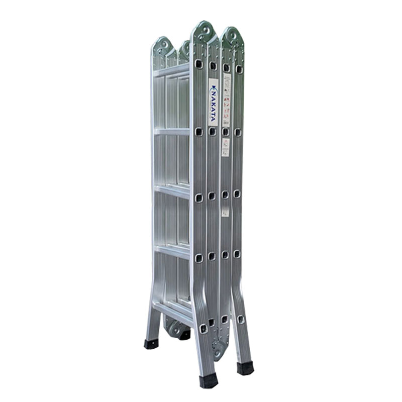 Thang nhôm gấp 4 đoạn 5m8 Nakata VN-405
