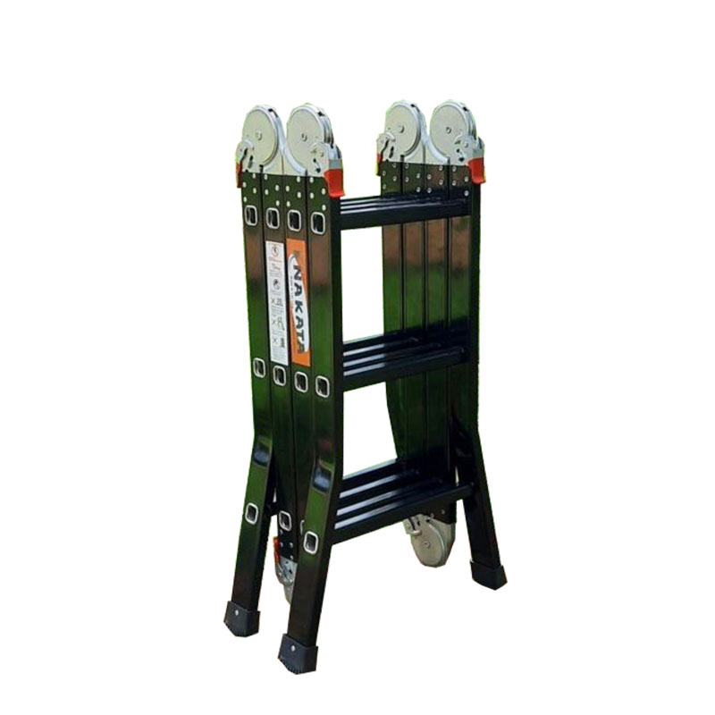 Thang Nhôm Gấp 4 Đoạn Nakata 3m6 VN03C