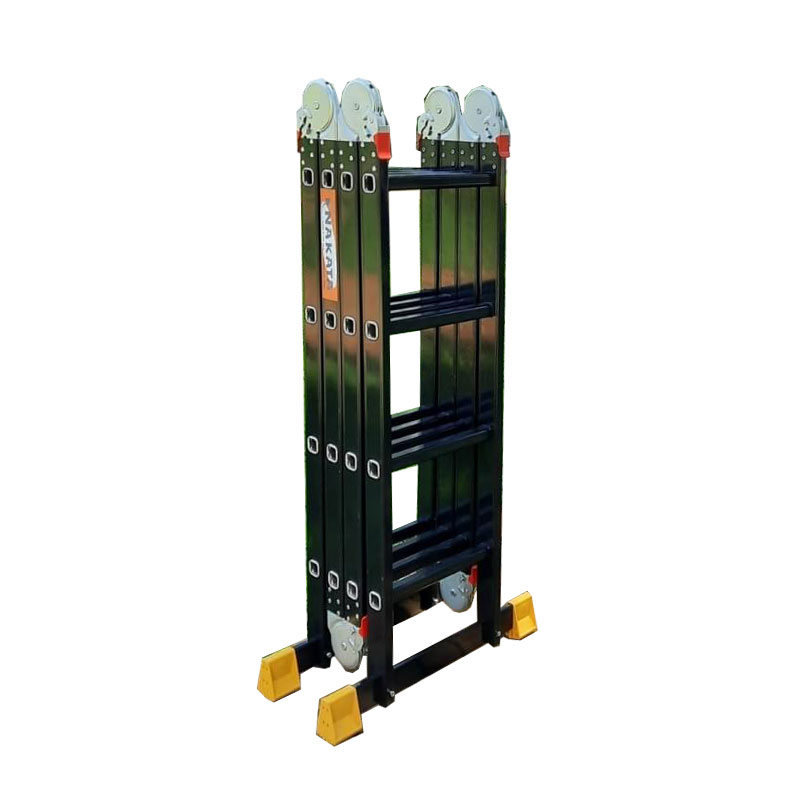 Thang nhôm gấp 4 đoạn 4.7m Nakata VN-04B Đen BX
